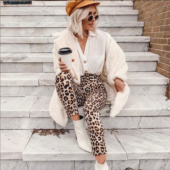 Verge Girl Pants - Leopard print pants